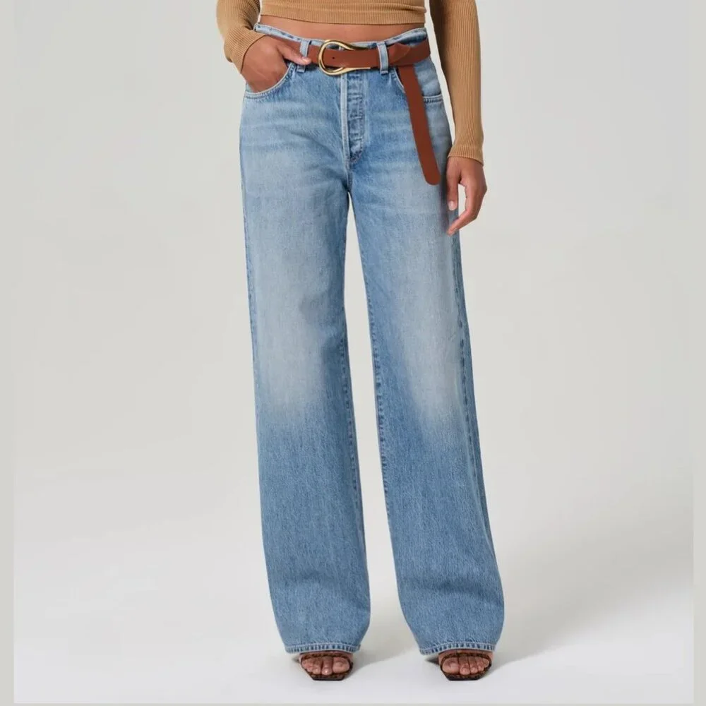Citizens of Humanity Annina High Rise Wide Leg Trouser Jean in Meuse 26 x 33 NWT - Picture 3 of 15
